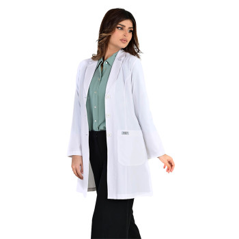 لاب كوت طبي نسائي اتش تو او فيتاليتي بطول 36 انش كلاسيكي