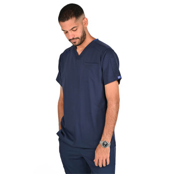 طقم سكرب رجالي ماركة ام او - أزرق كحلي  طقم سكرب رجالي ماركة ام او - أزرق كحلي