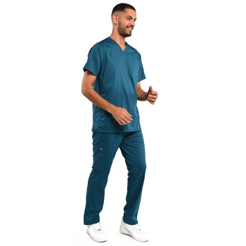 طقم سكرب رجالي ماركة ام او - أزرق كاريبي طقم سكرب رجالي ماركة ام او - أزرق كاريبي