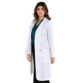 بالطو تمريض نسائي بترفلاي طويل 40 انش من اتش تو او سفير