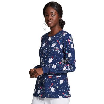 جاكيت طبي نسائي سناب مطبع من ديكيز 