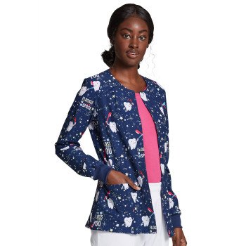 جاكيت طبي نسائي سناب مطبع من ديكيز 