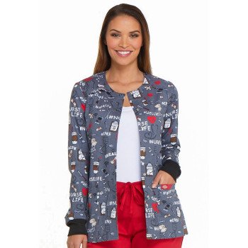 جاكيت طبي نسائي مطبع من ديكيز