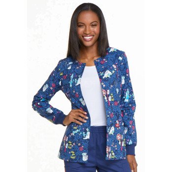 جاكيت طبي نسائي مطبع من ديكيز