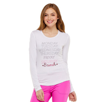 اندر سكرب نسائي هارت سول موديل برنسيس بأكمام طويلة